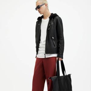 Chaquetas de Cuero PU Negras de Invierno para Hombre, Talla Grande, Estilo Casual, Personalizadas, Veganas, Transpirables y Ecológicas - Product Image 2