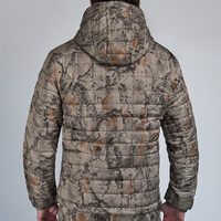Veste de chasse isolée à capuche en softshell pour l'hiver, pour les chasseurs de gibiers d'eau - Couleur et logo personnalisés
