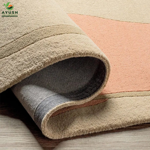 Tapis d'intérieur au design classique en laine, rembourré et fait main, pour chambre à coucher et salon - Product Image 4