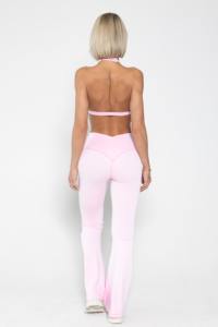 Soutien-gorge de sport pour femmes soutien-gorge de yoga soutien-gorge de gymnastique rembourré sans couture fitness entraînement logo imprimé personnalisé OEM ODM fournisseur de haute qualité - Product Image 5