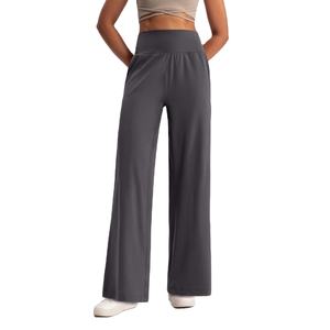 กางเกงโยคะขาบานเอวกลางสำหรับผู้หญิง ระบายอากาศได้ดี เหมาะสำหรับออกกำลังกายและโยคะ สวมใส่สบาย - Product Image 5