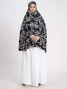 ผ้าคลุมศีรษะแบบครึ่งตัว Sanash Collections รุ่นใหม่ล่าสุด เสื้อผ้าอิสลามแบบดั้งเดิม สไตล์ชนเผ่าแอฟริกันสำหรับผู้หญิง ฮิญาบ - Product Image 2