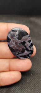 Natural Gabru Jasper Cabochon Venta al por mayor de piedras preciosas hechas a mano para la fabricación de joyas UDGEMS Blanco y Negro Tamaños mixtos - Product Image 3