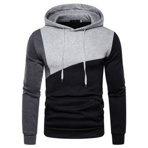 Algodón 75% poliéster 25% manga larga de talla grande sudaderas con capucha nueva moda con capucha de lana gruesa de gran tamaño para hombres - Product Image 1