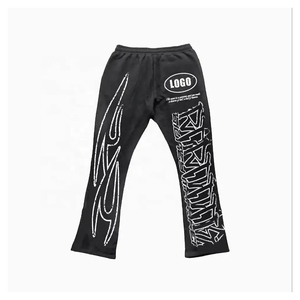 Pantalon de survêtement et sweat à capuche de haute qualité avec logo personnalisé Costume de sport Survêtements et pantalons Ensemble deux pièces Survêtement jogging évasé pour hommes - Product Image 6