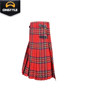 Kilts écossais élégants pour hommes, faits à la main, en acrylique de huit yards, de haute qualité, avec bretelles réglables, design plissé, pour les fêtes - Product Image 4