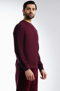 Suéter OEM en blanco para sublimación, lujosa Sudadera con capucha de algodón, liso con diseño de cuello redondo impreso para sudaderas de hombre - Product Image 3