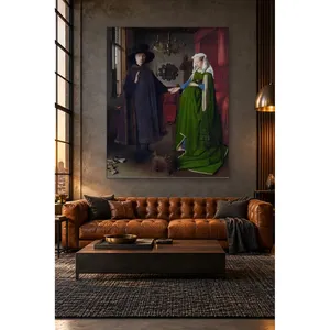 Impresión en lienzo del retrato de Fida Van Eyck Arnolfini - Product Image 5