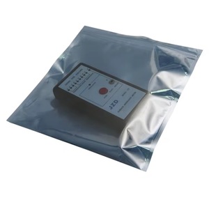 Bolsas de protección antiestática plateadas grises resellables con cierre zip ESD para electrónica, PCB, reacondicionamiento de portátiles y reciclaje. - Product Image 1