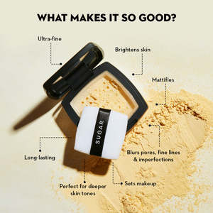 Polvo Facial Mineral Suelto Banana - Fijador de Maquillaje, Corrector e Hidratante - Product Image 3