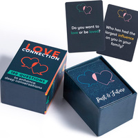 Jeu de cartes pour adultes sur la langue de l'amour, jeu de soirée romantique, jeu de cartes de questions personnalisées pour couples