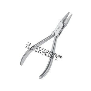 Dumont คีมปากจิ้งจกแบนขนาด11.5ซม. เครื่องมือทันตกรรมเครื่องมือสเตนเลสผลิตพร้อม420 Aisi ที่มีชื่อเสียง - Product Image 6