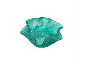 Plateau de service personnalisable en résine verte, fait main et peint à la main, qualité supérieure, écologique, idéal pour les fêtes, artisanat intemporel - Product Image 4