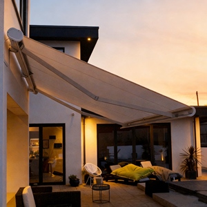 Toldo Retráctil Grande <span class=keywords><strong>para</strong></span> Exteriores OEM con Motor y Casete Completo, <span class=keywords><strong>para</strong></span> Ventanas y Patios - Product Image 2