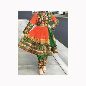 Diseñador cuello bordado Diseño Halloween disfraz Afghani Online Boutique vestido Tribal moda femenina - Product Image 6