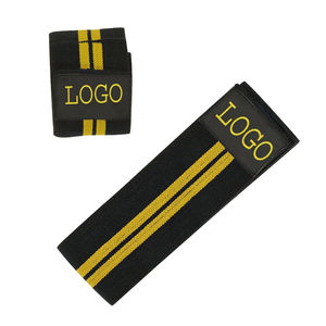 Venta al por mayor de levantamiento de pesas personalizado Powerlifting soporte de alta calidad gimnasio rodillera compresión entrenamiento gimnasio accesorios rodilleras - Product Image 1