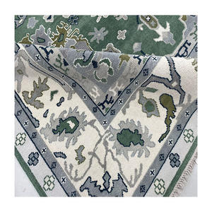 Oushak anudado a mano Zero Pile Neutral Muted Colors Low Custom American Style Persian Knot 5/5, 6/6 Quality Size logo Aceptado Alfombra - Product Image 2