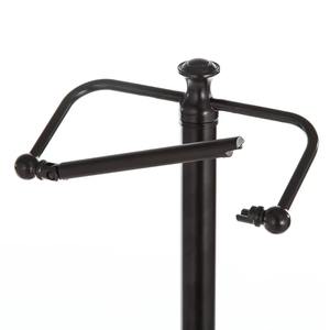 Porte-papier toilette en acier inoxydable noir de luxe, tendance, avec structure durable, design écologique et antidérapant - Product Image 3