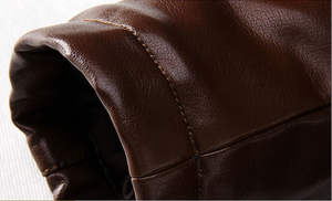 Veste en cuir de vache personnalisée pour l'hiver, fabricants pakistanais, mode masculine, col rabattu, respirante, coupe-vent, séchage rapide - Product Image 6