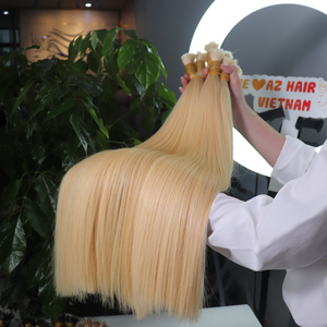 Venta al por mayor Raw Vietnamita Extensiones de cabello humano de color rubio a granel 100% Virgen Cutícula Alineada Cabello Mejor Precio - Product Image 1