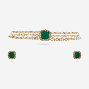 Kundan Wedding <b>Necklace</b> Elegant & Dazzling - Product Image 6