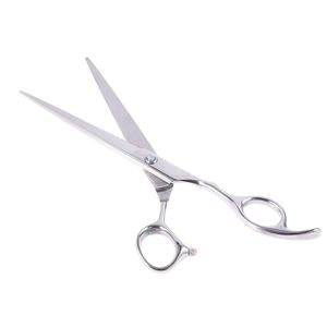 Ciseaux de toilettage pour animaux de compagnie de qualité supérieure finition polie lame tranchante droite ciseaux de toilettage de cheveux durables pour la coupe de poils d'animaux - Product Image 1