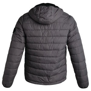 Chaquetas de talla grande para hombre, chaqueta informal de estilo callejero con cuello levantado y capucha de concha suave con cierre de cremallera para invierno - Product Image 4