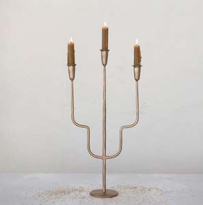 Candelabro tradicional de oro antiguo más vendido, alta calidad de exportación, cantidad a granel, diseño Vintage único para el hogar, Hotel, boda - Product Image 4