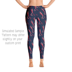 Coiffeur Leggings pour femmes de haute qualité doux léger extensible personnalisable couleur et taille utilisation en salon - Product Image 6