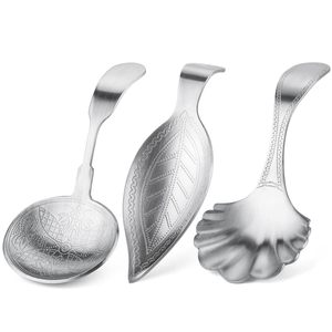 Great Credentials Cuchara De Hielo De Acero Inoxidable Para Bares, Restaurantes Y Uso Doméstico, Perfecta Para Recoger Hielo, Productos Secos Y Más, 4 Onzas