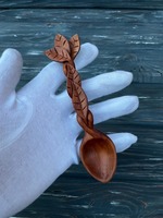 Cuillère en bois massif durable, best-seller, pour la cuisine, la pâtisserie et la préparation des aliments, disponible en gros