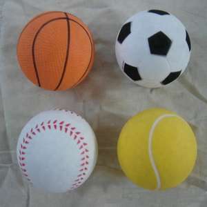 Balle de rugby en mousse Mini balle de basket-ball en mousse - Product Image 1