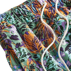 Short de bain pour hommes de nouveau style respirant 100% coton couleur unie écologique pour la course et la natation - Product Image 6