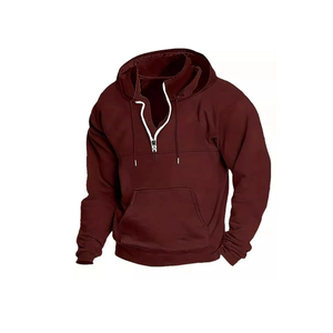 Sudaderas básicas de alta calidad para hombre de otoño e invierno, suéteres de punto pesado de tendencia, sudaderas con cremallera de manga larga - Product Image 1