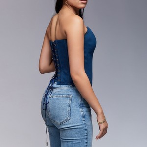 KATBROS INDUSTRY Top Ranking Women <b>Corset</b> New Best Design Premium Quality Breathable Adjustable Zipper Fly Winter Kits Style - Product Image 2