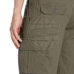 Fashionable Men's 100% Cotton <b>Cargo</b> <b>Shorts</b> Comfortable <b>Slim</b> <b>Fit</b> Casual Sport Style Solid Pattern Eco-Friendly - Product Image 3