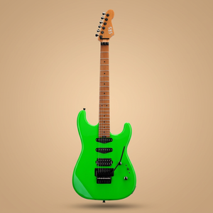กีตาร์ไฟฟ้าคุณภาพสูงรุ่น SBS SS300 สายเหล็ก พร้อมปิ๊กอัพ Alnico แบบ Coil Tap Treble Bleed Floyd Rose Tremolo ไม้เมเปิลอบแห้ง - Product Image 1