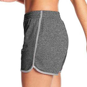 Pantalones cortos de mujer con logotipo personalizado, ropa para correr, pantalones cortos de gimnasio para mujer, pantalones cortos de Yoga transpirables sueltos para mujer, Material personalizado de Color sólido - Product Image 2