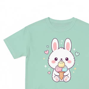 Camiseta de Algodón 100% para Niños Pequeños, Cuello Acanalado Suave, Manga Corta, Ajuste Flexible para Niños en Crecimiento, Ropa Informal para el Día a Día - Product Image 3