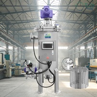Boîtier de filtre auto-nettoyant résistant à la corrosion avec grattoir externe pour équipement de traitement du bitume, de l'huile pour engrenages et des huiles de base chimiques