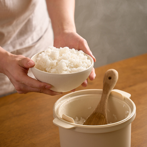Système d'ustensiles de riz en plastique PP de qualité supérieure CaloBowl soucieux de la santé Passe au lave-vaisselle et poids léger - Product Image 4