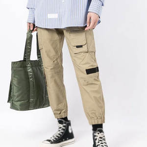 Pantalones Cargo de talla grande para hombre, pantalones Cargo para uso en exteriores para hombre, ropa de entrenamiento, pantalones Cargo de algodón 100% a la venta - Product Image 2