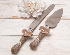 Juego exclusivo de servidor de pastel de Metal, cuchillo para servir postres, herramienta elegante para vajilla de cocina y comedor para bodas - Product Image 2