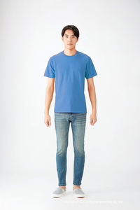 เสื้อยืดผ้าฝ้ายแขนสั้นสำหรับผู้ชาย, เสื้อยืดผ้าฝ้าย100% โอเวอร์ไซส์สำหรับผู้ชาย - Product Image 5