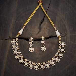 Kundan Necklace 176351 Elegant <b>Wedding</b> <b>Accessory</b> - Product Image 2