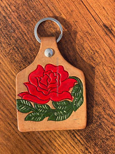 มือแกะสลัก Toled พวงกุญแจหนังน่ารักรูปร่างแปลกใหม่หนัง Key แหวนหนัง Toled อุปกรณ์เสริมพวงกุญแจน่ารักสําหรับ unisex - Product Image 4