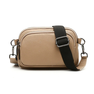 Bolso Bandolera Minimalista para Mujer, de Microfibra, 7 Pulgadas, Cierre de Cremallera, Correa Única, Azul, Uso Diario, Todas las Temporadas - Product Image 4