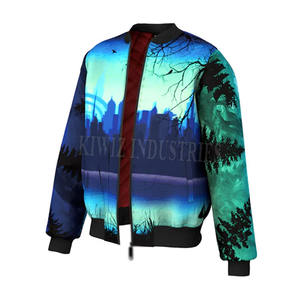 2024 Color sólido Casual hombres sublimación chaqueta Streetwear nueva moda a prueba de viento hombres sublimación chaqueta - Product Image 3