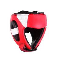 Protège-tête de boxe et taekwondo Winning Style avec protection intégrale du visage et du nez, en PU, barre faciale, pour entraînement et sparring, logo personnalisé disponible