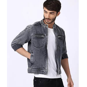 OEM Vestes en jean personnalisées pour hommes Meilleure qualité Mode hiver Veste en jean très vendue à prix raisonnable Vestes en jean - Product Image 2
